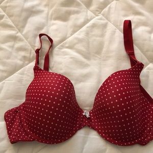38C Red & White bra. Great shape!!